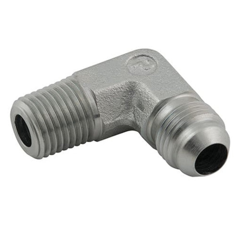 Parker 8CMTXS Triple-Lok 3/8 NPT Male x 3/4 JIC Male 90 Compact Elbow