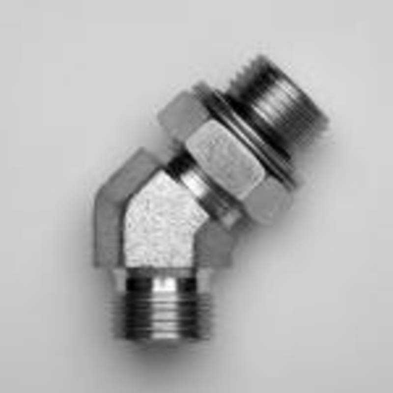 BSP Male x BSP Adjustable Male 45 Degree Compact Elbow Forged