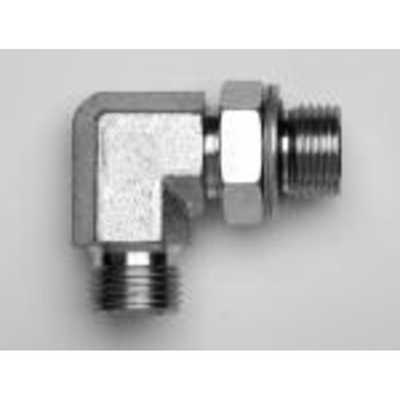 BSP Male x BSP Adjustable Male 90 Degree Compact Elbow Forged