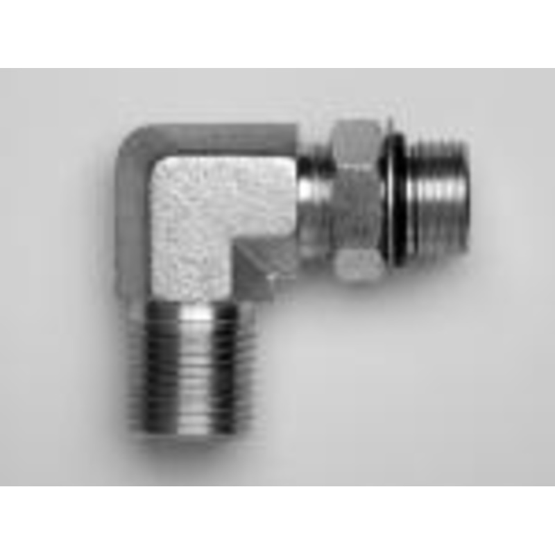 BSP Male x UNF Adjustable Male 90 Degree Compact Elbow Forged