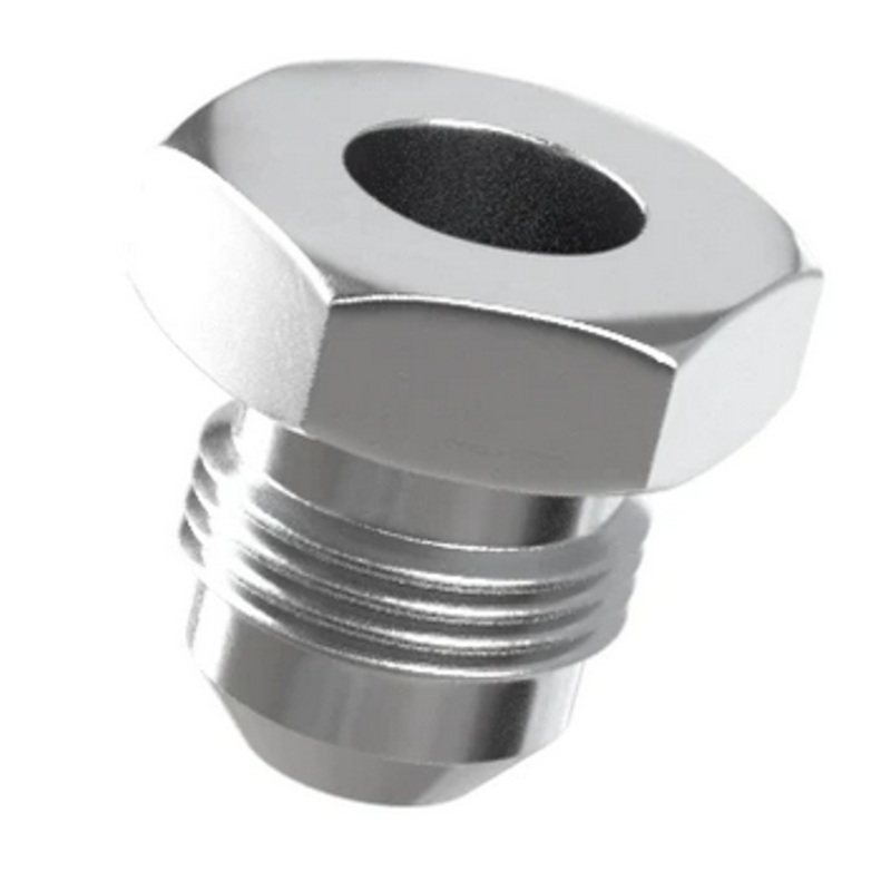 Goodridge AN971-06D 9/16 x 18 JIC Male Aluminium Weld Flange